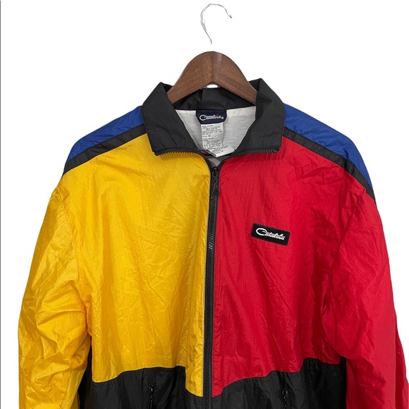 Catalina Retro Gorpcore Color Block Windbreaker Jacket - Picture 4 of 14